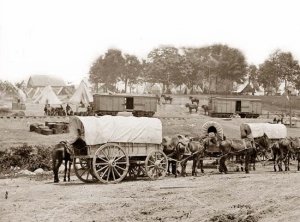 Civil War Wagon Train