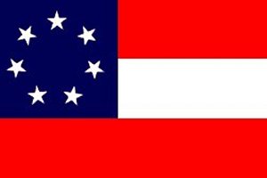 CSA First National Flag - The Stars and Bars