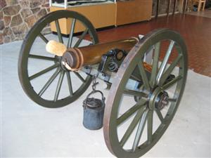 Looking at Front of Model 1841 12-pounder Mountain Howitzer