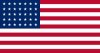 US Flag 35 Stars July 1861 to July 1865