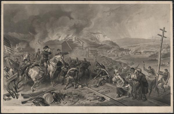 Union General William T. Sherman's March to the Sea, created by F.O.C. Darley Union General William T. Sherman's March to the Sea, created by F.O.C. Darley