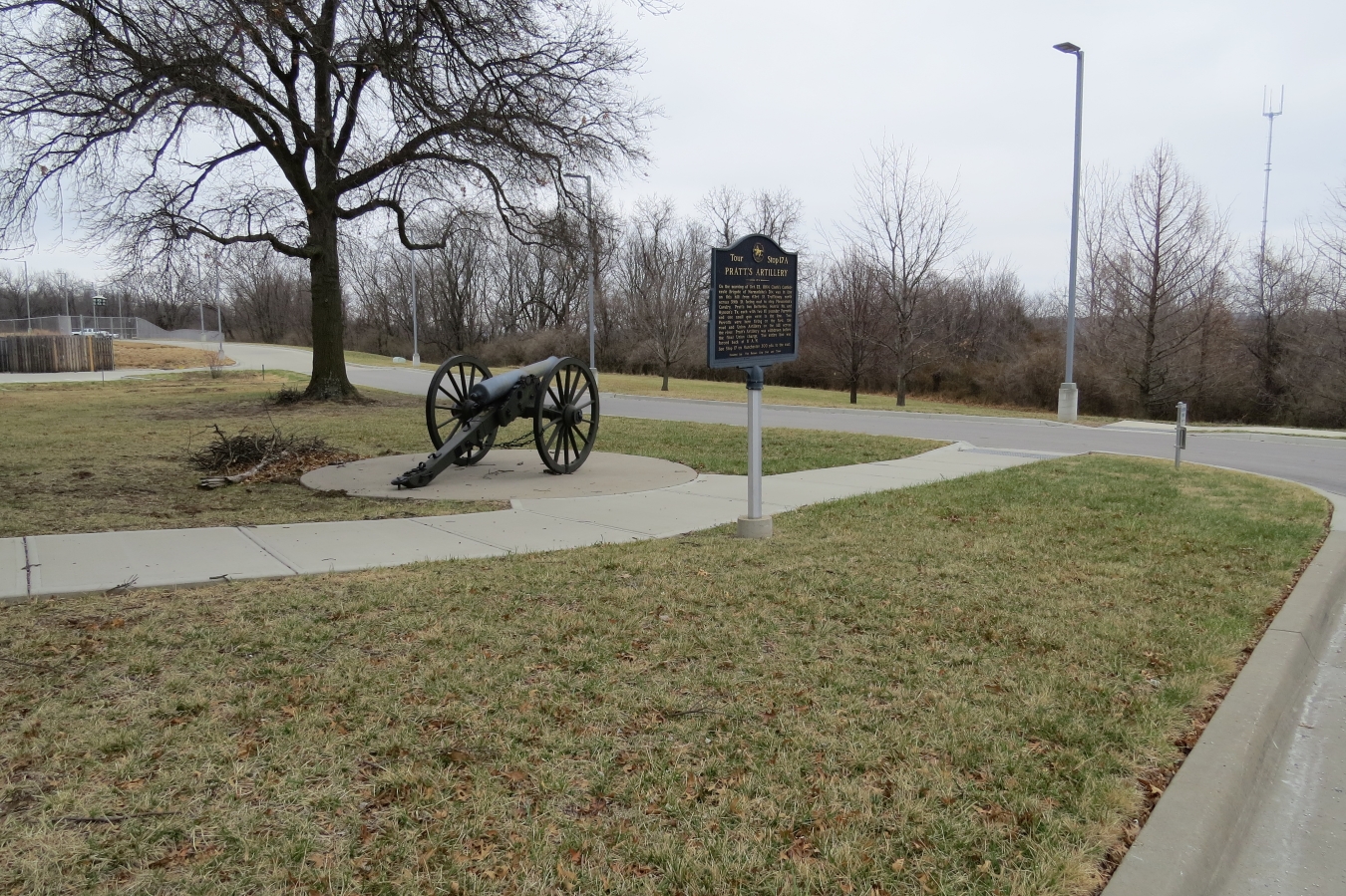 Pratt's Artillery Historical Marker Pratt's Artillery Historical Marker