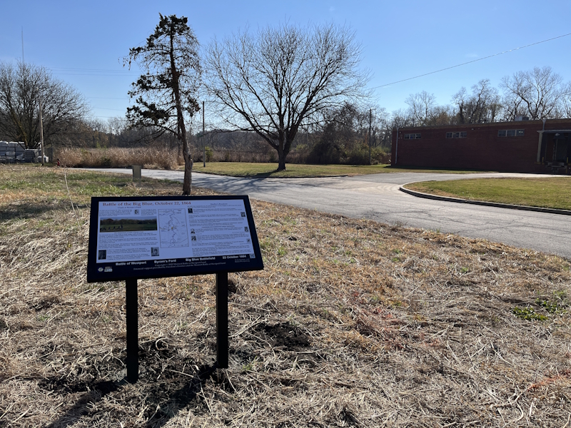 Historical Marker: Battle of the Big Blue, October 22, 1864
