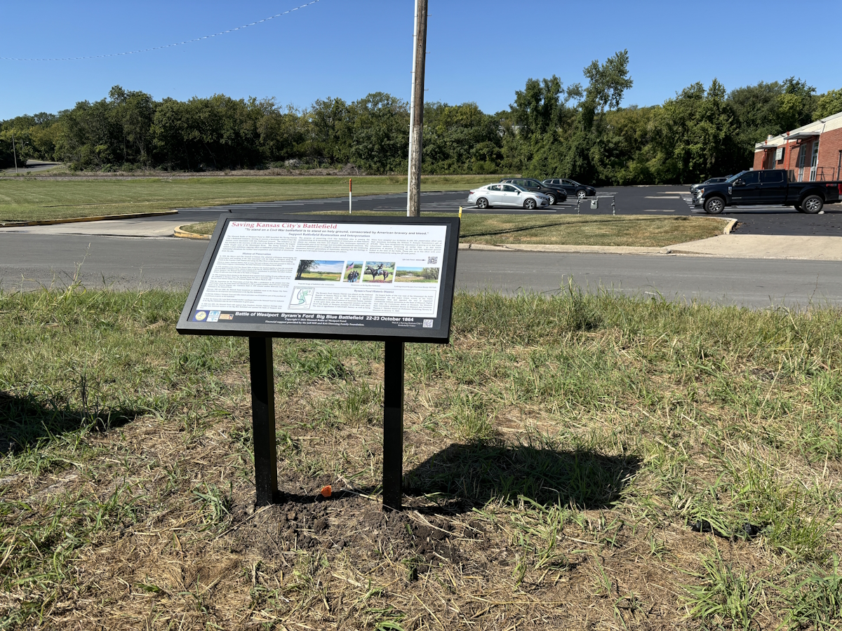Saving Kansas City's Battlefield Historical Marker