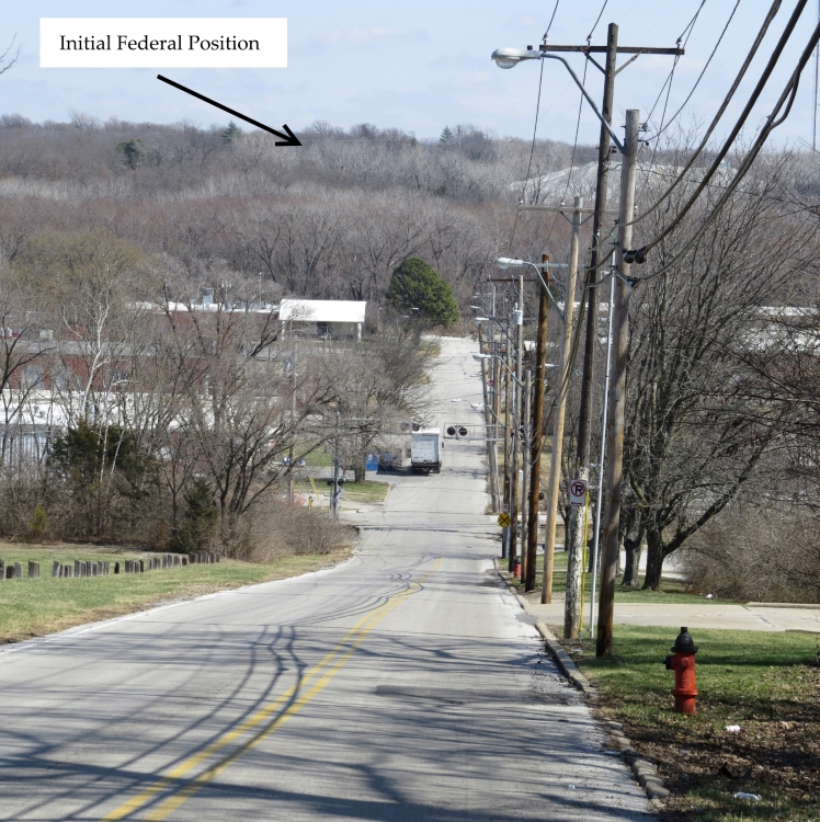 View near tour stop looking east down 59th Street