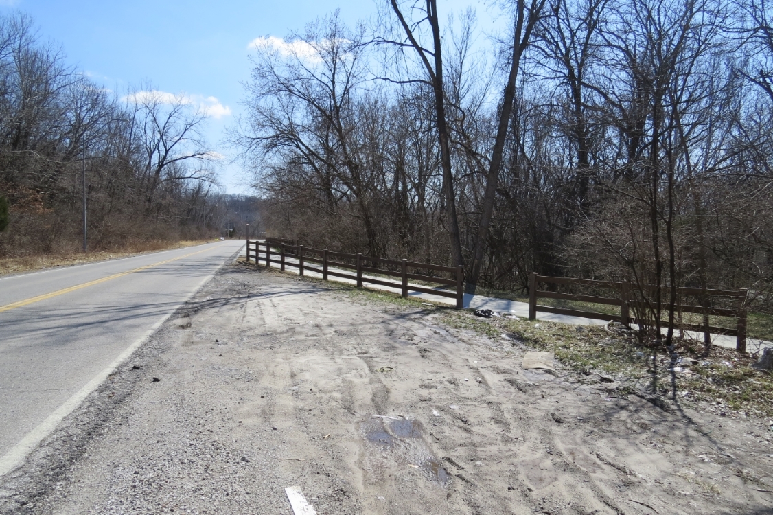 Blue River Trail near tour stop