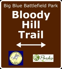 Bloody Hill Trail sign