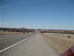 Looking North Towards Spring Creek, The Site of The Battle of the Spurs