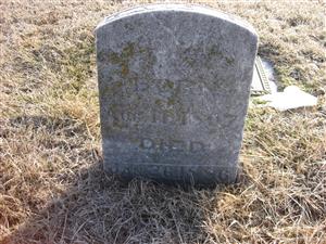 David Rice Atchison Grave Marker