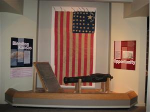 Bleeding Kansas Artifacts at the Kansas Museum of History