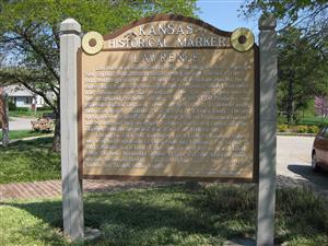 Lawrence Historical Marker