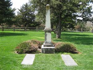 Thomas Barber Memorial in Pioneer Cemetery