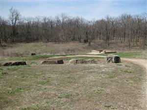 Ravine in which Marais des Cygnes Massacre took place.