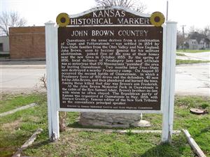 John Brown Country Historical Marker'