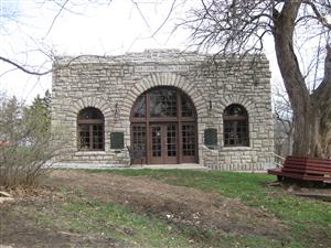 The Stone Pavilion at the John Brown State Historic Site