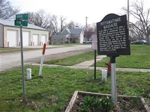 The Pottawatomie Massacre Historical Marker