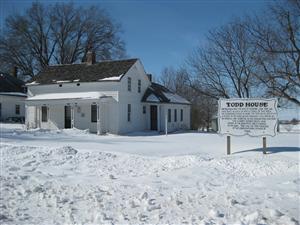 The Todd House in Tabor, Iowa