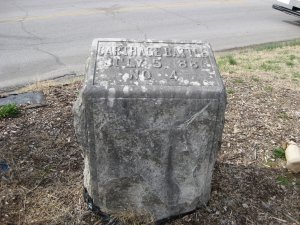 Tour Stop 10: Granite Marker No. 4