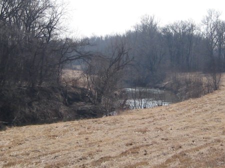 Looking south up the Little Blue River