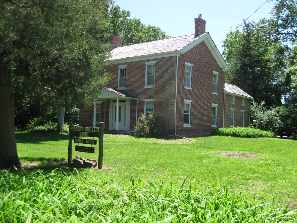 The Robert H. Miller house located at 1111 E 19th St in Lawrence