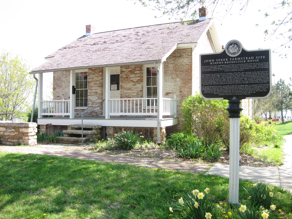 Murphy-Bromelsick House and John Speer Farmstead historical marker