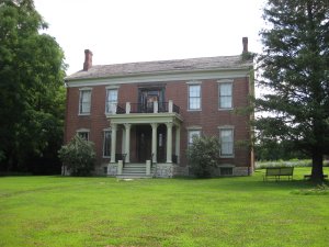 Front (West) Side of Oliver Anderson House, Lexington, Missouri