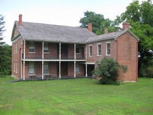 Rear (East) Side of Oliver Anderson House, Lexington, Missouri