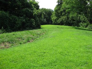 Scene of Hand-to-Hand Combat Looking West From Within Entrenchments