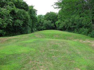 Scene of Hand-to-Hand Combat Looking West From Within Entrenchments