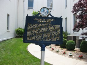 Historical Marker - Lafayette County Courthouse