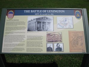 Interpretive Sign - Entrance to Lexington Battlefield