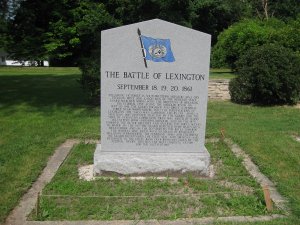 Missouri State Guard Battle of Lexington Monument East Side