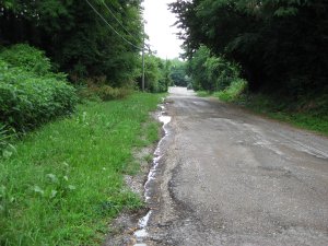 Site of Parson's Division Looking West Down Clinton Street