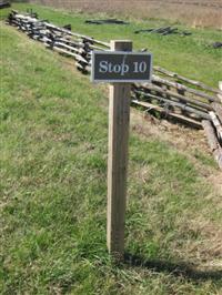 Pea Ridge National Military Park Tour Stop 10 Sign