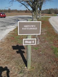 Pea Ridge National Military Park Tour Stop 4 Sign