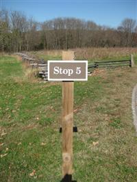 Pea Ridge National Military Park Tour Stop 5 Sign