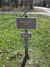 Pea Ridge National Military Park Tour Stop 7 Sign