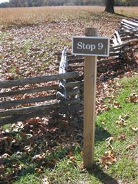 Pea Ridge National Military Park Tour Stop 9 Sign