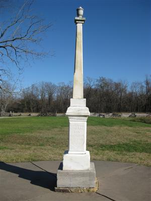 Confederate Dead Monument at Pea Ridge National Military Park