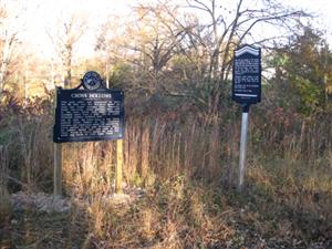 Cross Hollow Historical Marker