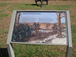 Stand To Your Posts Interpretive Sign