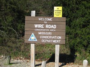 MDC Wire Road Conservation Area Sign