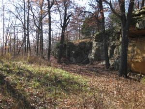 Elkhorn Mountain Near Site of Rocky Outcrop Bombardment