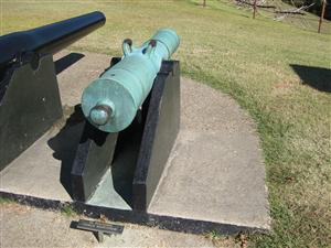 Rear view of 24-Pounder Howitzer Rear view of 24-Pounder Howitzer