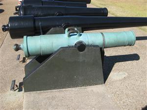 Side view of 24-Pounder Howitzer Side view of 24-Pounder Howitzer