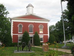 The Iron County Courthouse in Ironton, Missouri