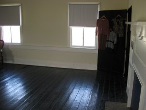 Second floor room in Ritchey Mansion used as hospital during Battle of Newtonia