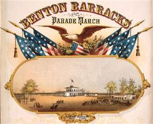 1862 Benton Barracks Poster by Jacob Endres 1862 Benton Barracks Poster by Jacob Endres