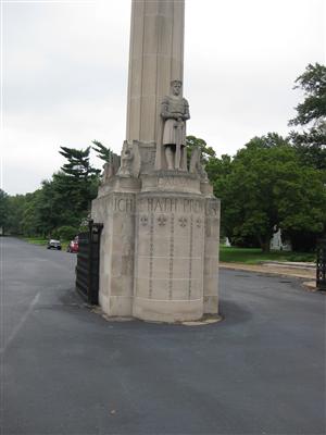 Entrance to Calvary Cemetery in St. Louis, Missouri Entrance to Calvary Cemetery in St. Louis, Missouri