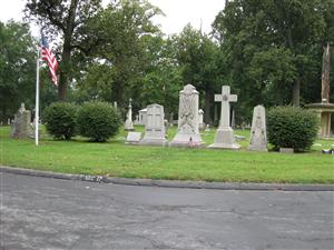 The William T. Sherman grave site at Calvary Cemetery The William T. Sherman grave site at Calvary Cemetery